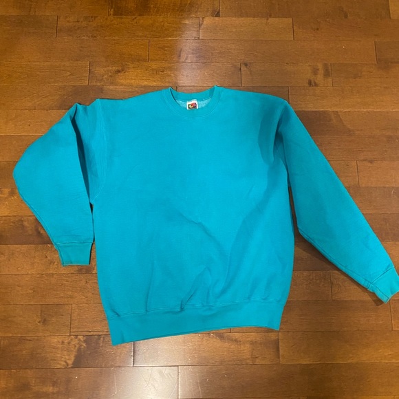 80s Fruit of the Loom THick Sweatshirt - Picture 2 of 4